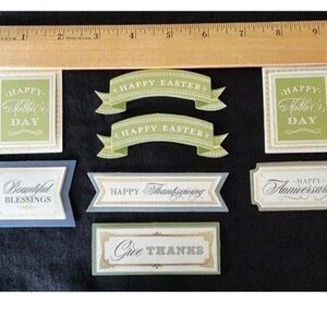 8 Anna Griffin 3-D Die-Cuts Easter #2